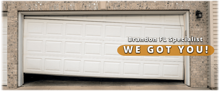 Garage Door Off Track In Brandon FL